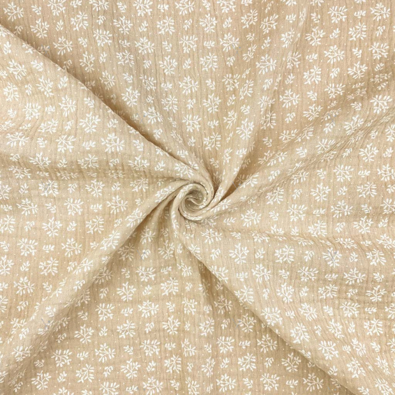 Double Gauze MEESYA Linen / Matte White